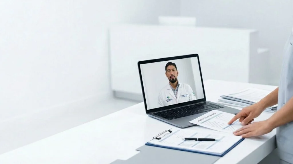 Remote medical consultation with orthopedist in Punta de Mita for international patients